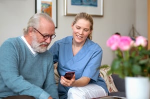 Nöjda patienter med digital hemspårning